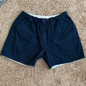 Chubbies 5in Navy and white reversible eagle short